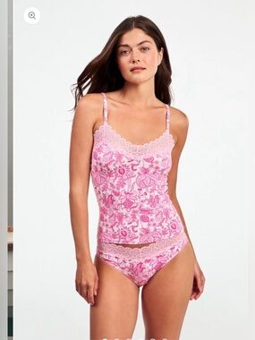 Roller Rabbit Bundle Ditsy Amanda Waverly Bikini and Perry Cami size M